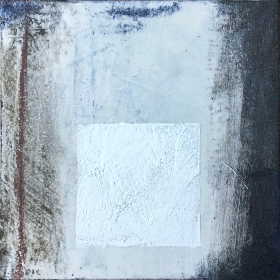 Small White Square I, 15 x 15 x 6cm