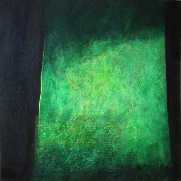 Vert 80 x 80 cm
encaustic painting by Lin Schmidt
